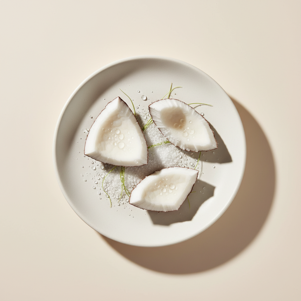 Caprylyl Glycol molecule structure, versatile cosmetic ingredient for skin and hair care