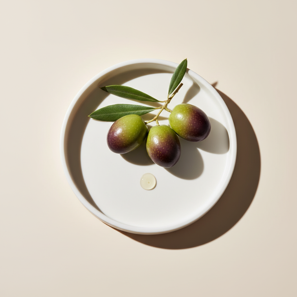 Cetearyl Olivate ingredient forming luxurious, hydrating, and smooth skin cream texture
