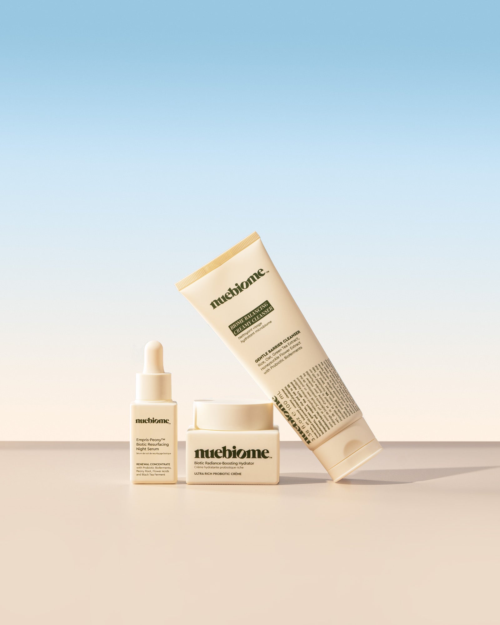 nuebiome probiotic skincare for dry skin